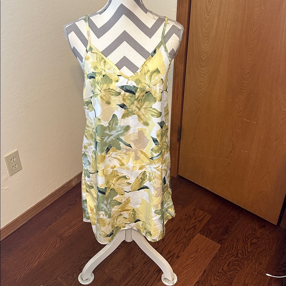 SHEIN Vibrant Yellow and Green Dress
